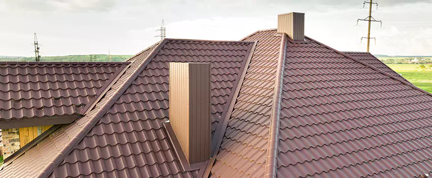 Residential Chimney Flashing Restoration in Easthampton, MA