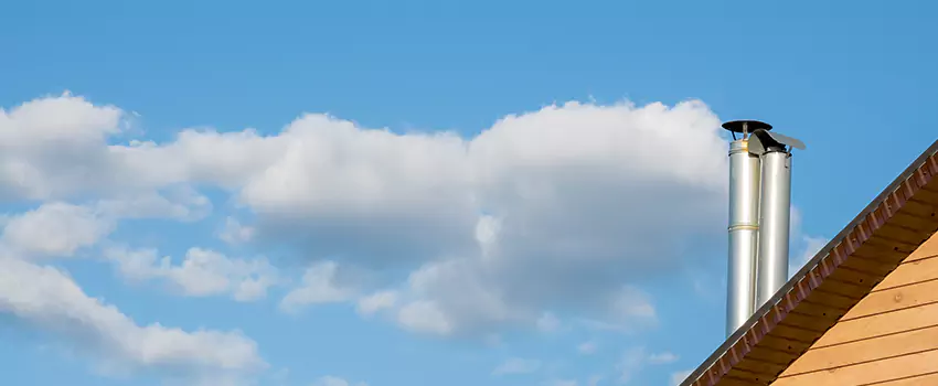 Chimney Metal Flue Installation in Easthampton, Massachusetts