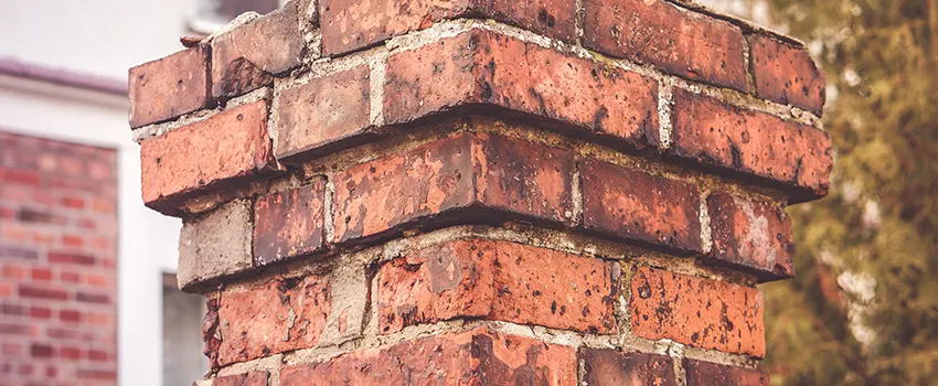 Cracked Chimney Bricks Repair Cost in Easthampton, Massachusetts
