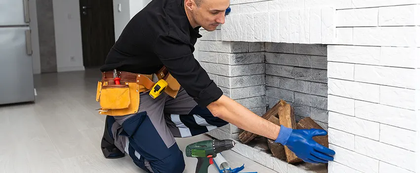 Fireplace Damaged Damper Frame Repair Services in Easthampton, Massachusetts