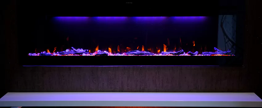 Dynamic Flame Color Fireplace Installation in Easthampton, MA