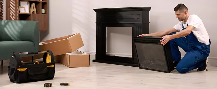 Old Rusted Metal Fireplace Repair And Replacement in Easthampton, MA